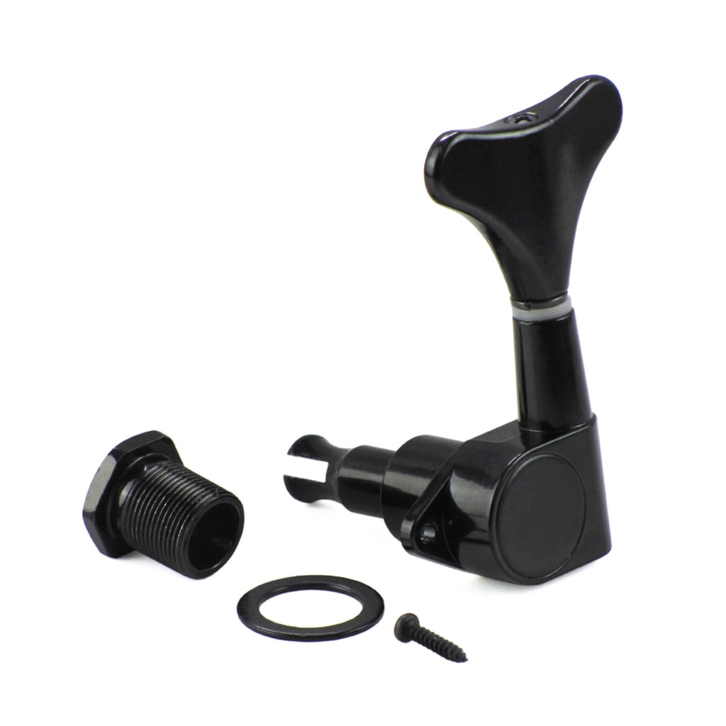 QUSENLON Electric Bass Tuning Pegs Bass Opened Machine Heads Knobs String Tuners for 4 String