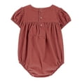 thumbnail image 2 of Carter's Child of Mine Baby Girl Bubble Romper Set, 2-Piece, Sizes 0/3-24 Months, 2 of 5