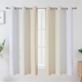 thumbnail image 2 of Cortinas Blackout Estelar Textiler Beige/Blanco Grisáceo 160x160cm, 2 of 9
