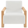 thumbnail image 3 of Coaster Fitzroy Boucle Upholstered Accent Arm Chair, Ivory, 3 of 12
