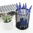 thumbnail image 7 of BAZIC Ballpoint Spencer Blue Retractable Pen Soft Grip 1.0 mm, (5/Pack), 1-Pack, 7 of 7