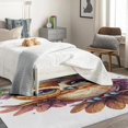 thumbnail image 3 of Owl Area Rug 6X8 Living Room, Bird Rugs for Bedroom,Rug Decorations, Cartoon Owl Carpets Fluffy Washable, Soft Ultra-Thin Non Shedding Non Slip Non Toxic Area Rug 17&-10, 3 of 7