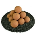 thumbnail image 1 of Burnt Orange, Ceramic Fire Balls | 4" Set of 14, 1 of 7