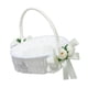 thumbnail image 4 of Cesta de flores de boda BLESIY Cesta de boda de encaje para aniversario Fiesta banquete 235x215cm Blanco, 4 of 8