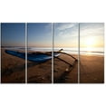 thumbnail image 2 of Fishing Boat in Sri Lanka Beach - Large Seashore Canvas Print, 2 of 3