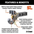 thumbnail image 2 of SecureLatch Receiver-Mount Pintle Hook (2" Shank, 14K, 2-1/2" or 3" Lunette), 2 of 2
