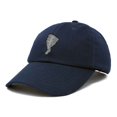 thumbnail image 4 of DALIX Unstoppable Like A Tornado Hat Womens Embroidered Baseball Cap in Navy Blue, 4 of 5