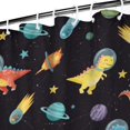 thumbnail image 3 of Space Dinosaur Pattern Shower Curtain 36"x72" ,Bathroom Decorative Shower Curtains Set with 12 Hooks,Modern Waterproof Washable Shower Curtain, 3 of 6