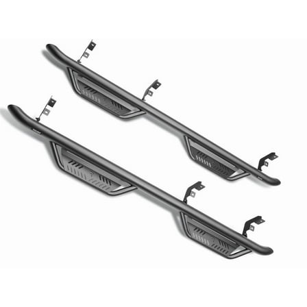 N-Fab Textured Black Cab Length Podium Steps Fit 2015.5-2018 Ram 1500 (Classic Model Only) Crew Cab All Beds, SRW Gas