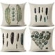thumbnail image 1 of 4 Piezas Funda de Cojín Animal y Planta Patrón de Árbol de la Vida Funda de Cojín para Sofá Hogar Interior Sala de Estar Dormitorio, 45x45cm, (Pluma 1) oso de fresa Electrónica, 1 of 5