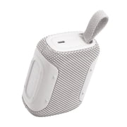 JBL Go 5 - Ultra-portable waterproof and drop-proof speaker with JBL legendary sound and ambient edge lighting - White