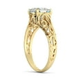 thumbnail image 4 of 8.00MM D-F VS Moissanite Ring (2.15 ct Moissanite Weight, 2.4 ct dew) Cushion Cut 14K Gold, 4 of 4