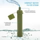 thumbnail image 2 of Outdoor Water Filter Straw Water Filtration System Water Purifier for Emergency Preparedness Camping Traveling Backpacking, 2 of 5