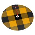 thumbnail image 1 of Falda para árbol de Navidad con diseño de cuadros escoceses de Halloween, suave y divertida, decoración navideña de granja, 30", 1 of 4