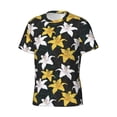 thumbnail image 3 of Rocae Lilies Flowers for Men's Moisture-Wicking Crew Tee - T-Shirt for Sports, Outdoor Activities, and Casual WearMedium, 3 of 9