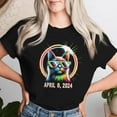 thumbnail image 2 of Twice in a Lifetime Total Solar Eclipse 2024 T-Shirt – Cute Cat Design Women's Tee, Rare Celestial Event Shirt, April 8 Space Lover Gift, Funny Astronomy Eclipse Apparel, Path of Totality, 2 of 3