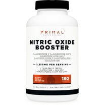 Primal Nitric Oxide Booster (2,250mg Per Serving)(180 Capsules)