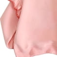 thumbnail image 7 of Falkdiz Girls Sweatshirts Crew Neck Warm Fleece Outdoor Pullover Cotton Crew Neck School Solid Color Long Sleeve Party Tops for Girls , Pink , Size: 11-12 Years, 7 of 7