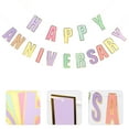 thumbnail image 2 of Anniversary Banner Festival Hanging Banner Decoration Wedding Party Prop, 2 of 8