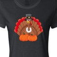 thumbnail image 4 of Inktastic Thanksgiving Turkey with Pumpkin Women's T-Shirt, 4 of 5