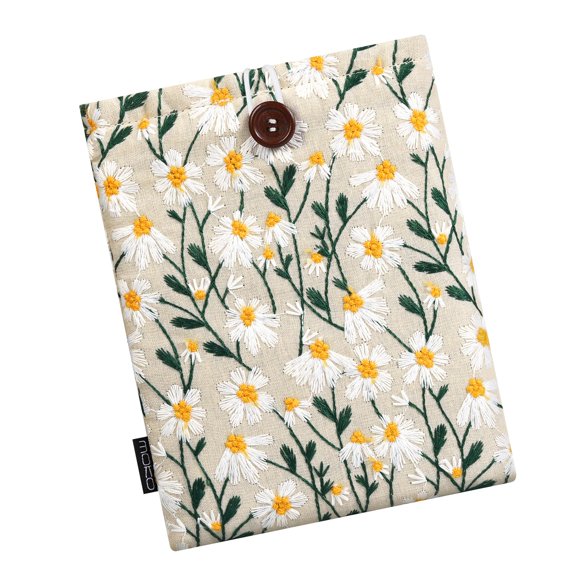 Funda MoKo bordada Daisy de 6 a 7 pulgadas para Kindle