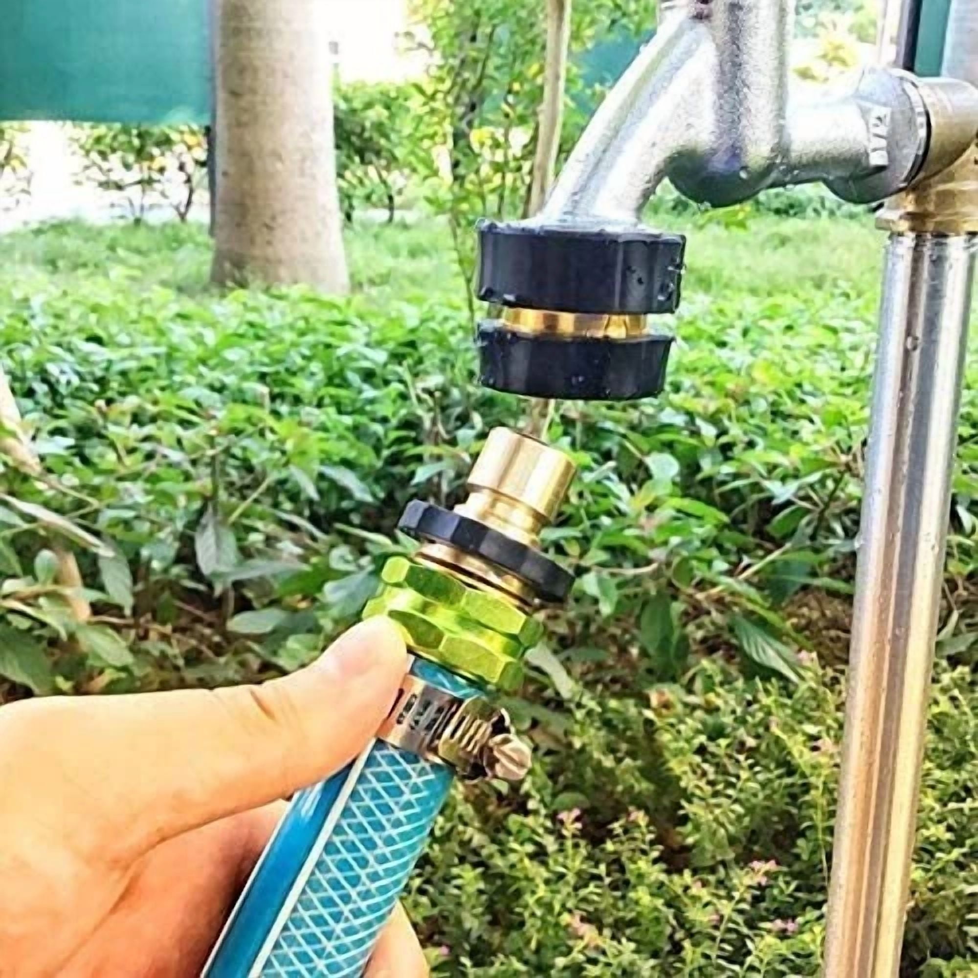 PURELY- 3/4' Garden Hose Quick Connect Water Hose Fit Brass Female Male Connector Set Us