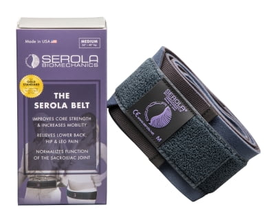 Serola Sacroiliac Belt – X Large Fits 46” to 52” Hips for Lower Back Pain and Sciatica Nerve Relief! Gold Standard for Supporting Pelvis, Back, and Hips.