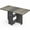 Gray & Black, variant on Garvee 47.2" Folding Dining Table, Folding and Expandable, 6 Wheels & 2 Storage Shelf, White & Oak
