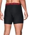 thumbnail image 4 of Under Armour Men's Original Series 2-Pack Boxerjock Boxer Briefs 1282508 BLK/BLK, 4 of 11