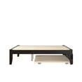 thumbnail image 5 of AFI Colorado 14" Queen Wood Platform Bed Frame with Twin XL Trundle, Espresso, 5 of 7