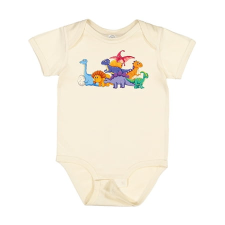 

Inktastic Cute Dinosaurs Gift Baby Boy or Baby Girl Bodysuit