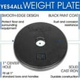 thumbnail image 4 of Yes4All 1 inch Cast Iron Weight Plates for Dumbbells, Standard Weight Plates (Combo 10lbs x 4pcs), 4 of 7