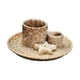 thumbnail image 2 of Portavelas de incienso de cerámica, quemador de incienso moderno multiusos Beige, 2 of 9