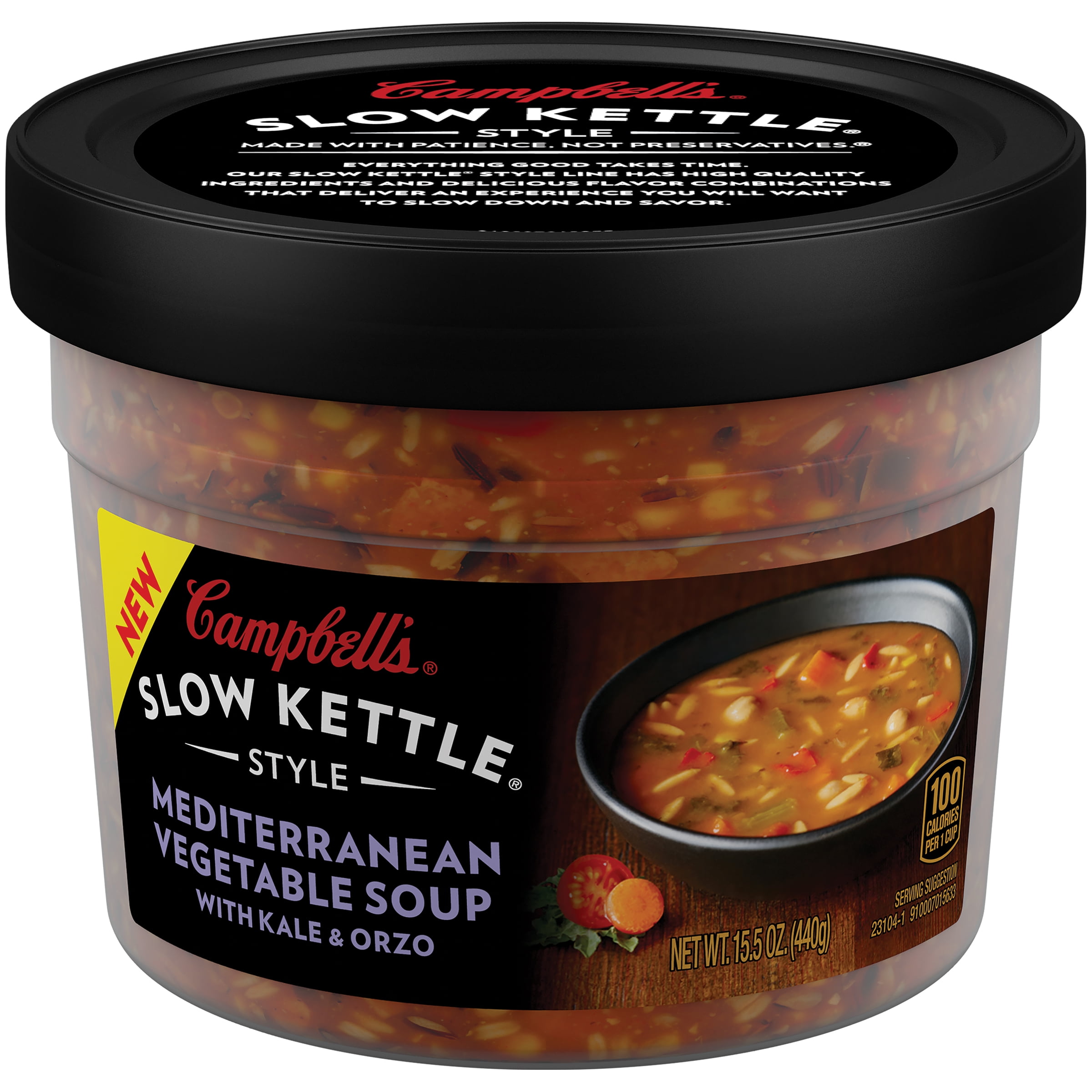 Campbell's Slow Kettle Style Mediterranean Vegetable Soup 15.5 oz. by Campbell Soup Company