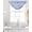 Blue, variant on Blue Birds Sheer Waterfall Valance Curtains for Window, Funny Cute Snowflake Wire Sparrow Rod Pocket Sheer Topper Swag Curtains for Living Room, Kitchen 38.5"W x 47.2"L, 1 Panel