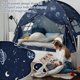 thumbnail image 3 of Tienda de campaña para cama, dosel de juego espacial doble para niños, tienda de campaña con dosel para literas para niños pequeños, casa de juegos con domo Galaxy, tiendas de campaña portátiles para, 3 of 7