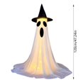 thumbnail image 7 of Halloween Glowing Ghost Yard Stake - 47.2" Lighted Outdoor Decor for Porch Lawn Indoor Party Halloween Decorations B, 7 of 7