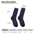 thumbnail image 2 of KLL Chemistry Science Print Cool Socks Men's Women's Crew Socks Funny Crazy Novelty Stockings, 2 of 6