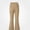 Khaki, variant on SGFCWSX Girls Cargo Flare Pants Button Zipper Pockets Trousers for Casual Daily Wear Khaki Size 9