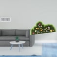 thumbnail image 2 of Reloj de pared digital,Reloj de pared digital multifuncional para oficina,Alfombra de piso,Alfombra de piso irregular,suave y moderna.,Alfombra de flores y plantas,alfombra de noche, 2 of 8