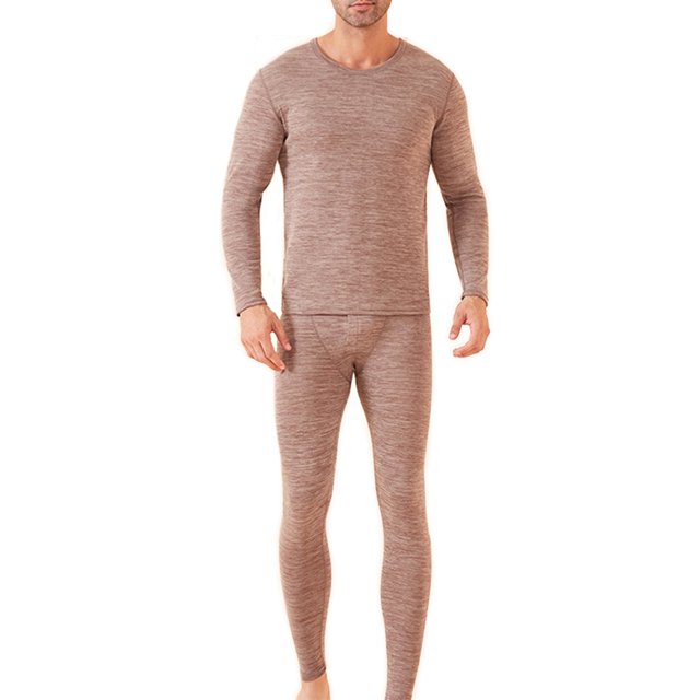 Thermal Underwear Set Warm Unisex Long Sleeve Winter Base Layer Thermal Shirt