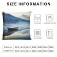 thumbnail image 5 of Fenyluxe Mountains Lake Fog Fashion Style Dirt-Resistant Throw Pillow Covers for Couch Sofa Bed Living Room Bedroom Pillow Case Autumn Printed on Both Sides 1PC 22x22in, 5 of 5