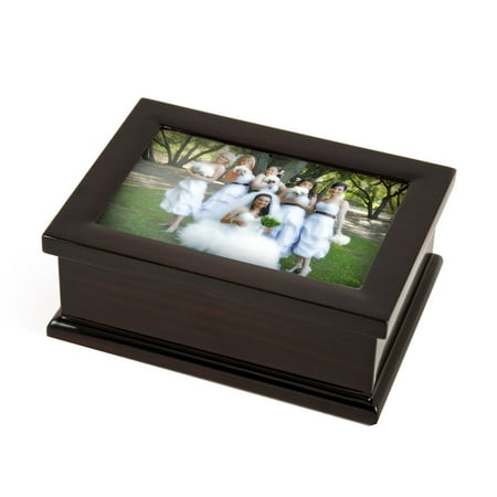 Sophisticated Modern 4 X 6 Photo Frame Musical Jewelry Box - Heart to Heart - (The Best Of Everything Soap Opera)