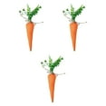 thumbnail image 2 of 3 decoraciones de zanahorias de Pascua, adornos de zanahorias de Pascua, accesorios fotográficos versátiles, zanahorias de tela para centro de mesa de Naranja, 2 of 8