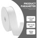 thumbnail image 4 of Quhora Cinta de satén de poliéster blanco de una cara de 1-1/2 pulgadas x 100 yardas, cinta de satén para envolver regalos, manualidades, bodas, fiestas, lazos de bricolaje, decoración de ramo, costur, 4 of 4