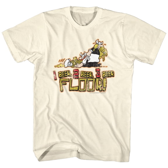 Hagar The Horrible 1 Beer, 2Beer, 3 Beer Natural T-Shirt