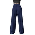 thumbnail image 3 of Womens Trousers Woman Pants Casual Navy Baggy Pants Women Lightweight Pants Women Cargo Pants Women High Waisted with Pockets Women Summer Pants, 3 of 8