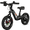 Black, variant on QUIKRA Electric Balance Bike for Kids, 12-Inch Tires, 5.6/9 mph, Adjustable Seat, up to 4.9 Miles, 3 Speed Settings,Electric Bike for Kids Ages 3–5,Blue