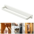 thumbnail image 1 of Sliding Towel Rack Towel Bar With Shelves Bathroom Organizer ABS Wall Mounted Storage Holder for Kitchen Bedroom, 1 of 3