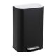 thumbnail image 1 of ChaoLink Basurero de baño, cubo de basura de acero inoxidable de 3.2 galones con tapa, cubo pequeño rectangular con pedal y cubo interior desmontable, 1 of 7
